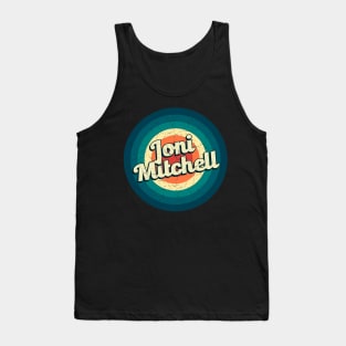 Graphic joni Name Retro Vintage Circle Tank Top